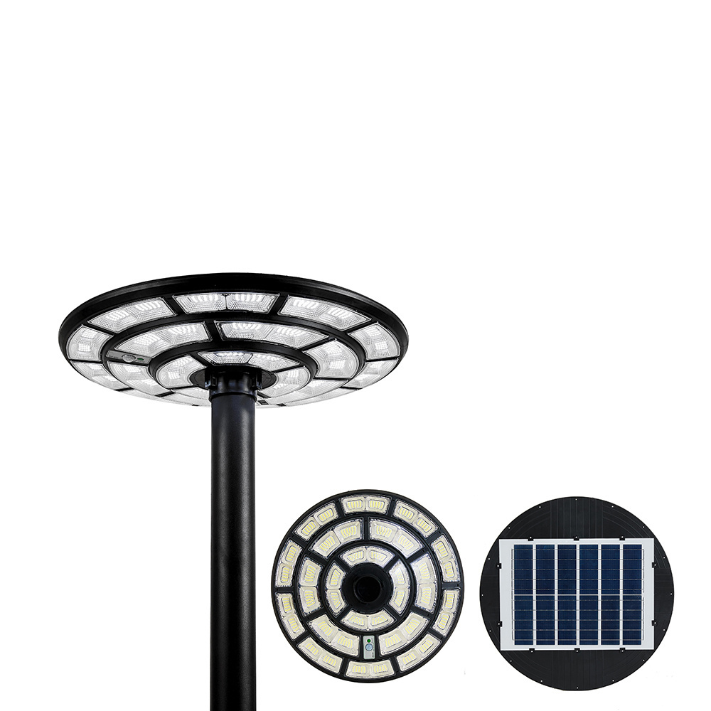 Circular UFO Solar-Charged Outdoor Garden Lantern Courtyard Luminary Lighting