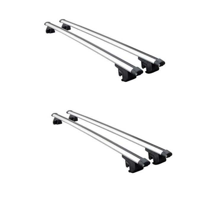 Aluminium Alloy Universal roof rack Cross Car universal Roof Rails silver color car part for auto racks Roof bars