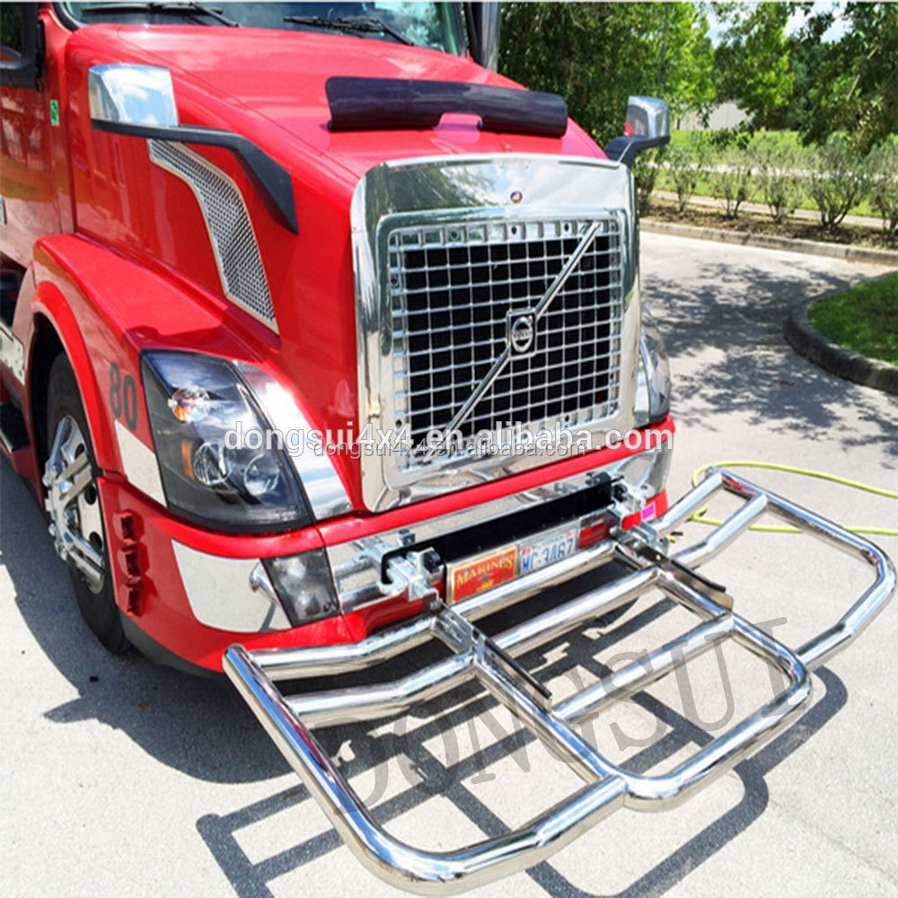 304 stainless steel Front Bumper For Freightliner Cascadia Truck Bull Bars For Truck Deer Guard