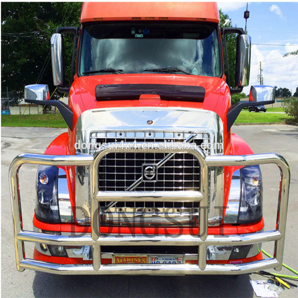 304 stainless steel Front Bumper For Freightliner Cascadia Truck Bull Bars For Truck Deer Guard