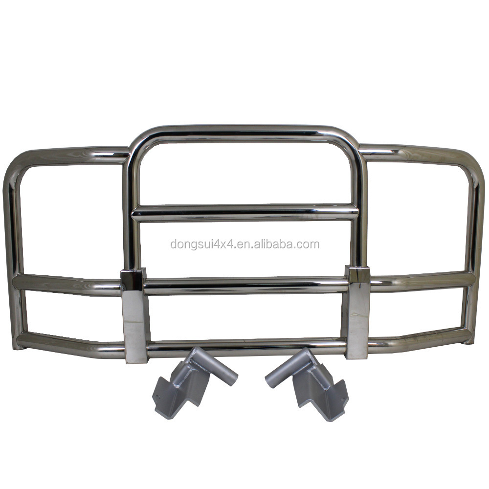 304 stainless steel Front Bumper For Freightliner Cascadia Truck Bull Bars For Truck Deer Guard