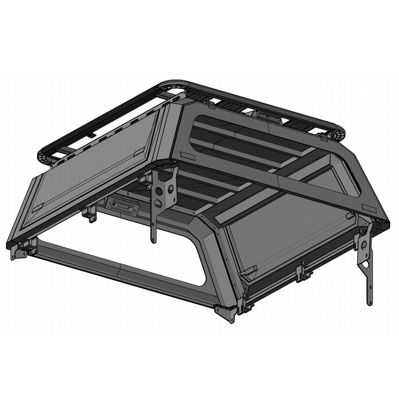 4x4 Multifunctional High-grade Steel Pickup Truck Canopy Topper Camper for Ford Ranger TacomaToyota Hilux Np300