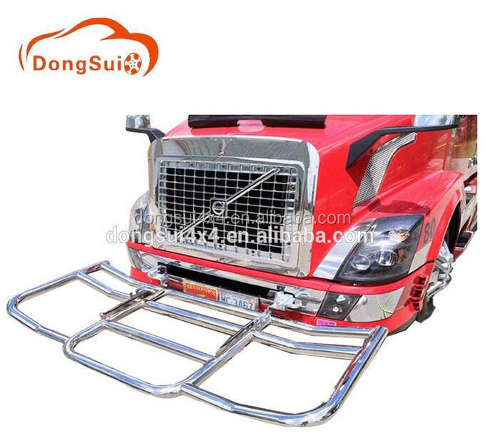 304 stainless steel Front Bumper For Freightliner Cascadia Truck Bull Bars For Truck Deer Guard