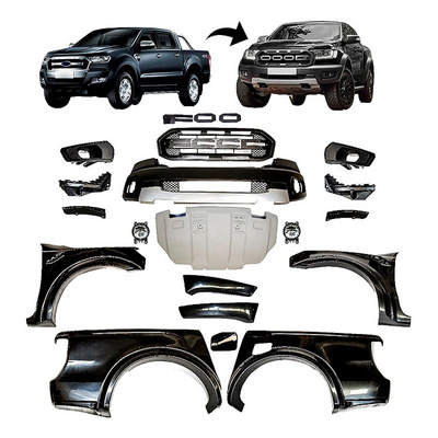 New Car Front Rear Bumper Facelift Wild Conversion bodykit Body Kit for Ford Ranger T7 T8 Upgrade Change to RAPTOR