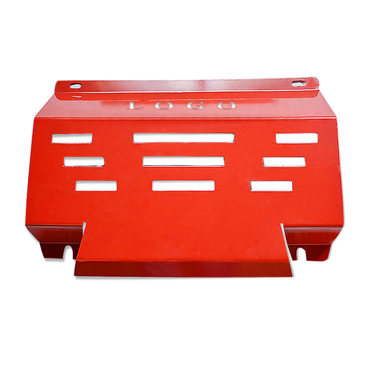 4x4 Pickup truck parts steel under guard skid plate for nissan navara red engine protecting cover