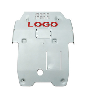 4x4 Pickup truck parts steel under guard skid plate for nissan navara red engine protecting cover