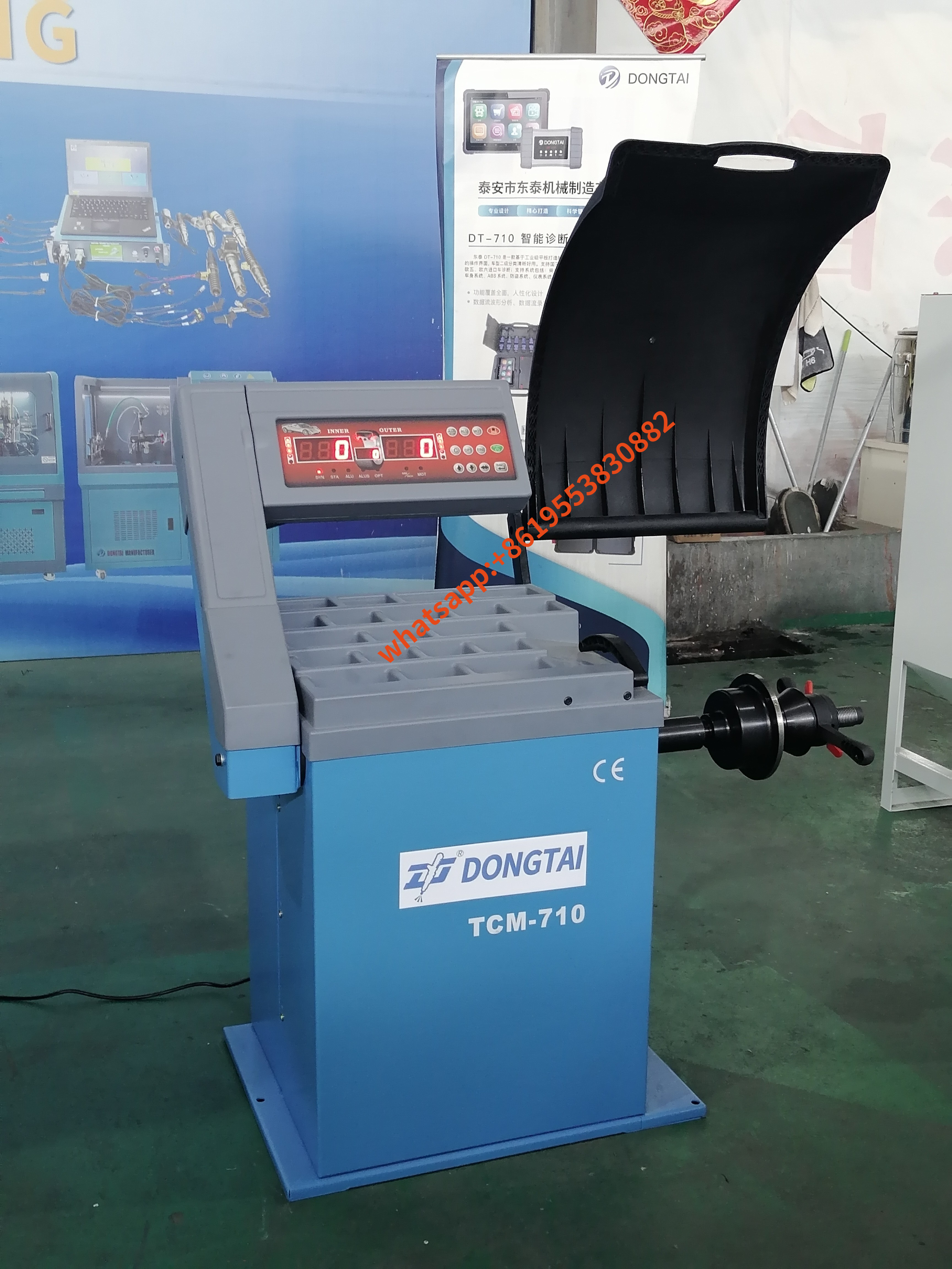 DT-980S tire changer fully automatic leverless tire changer and balancer with CE