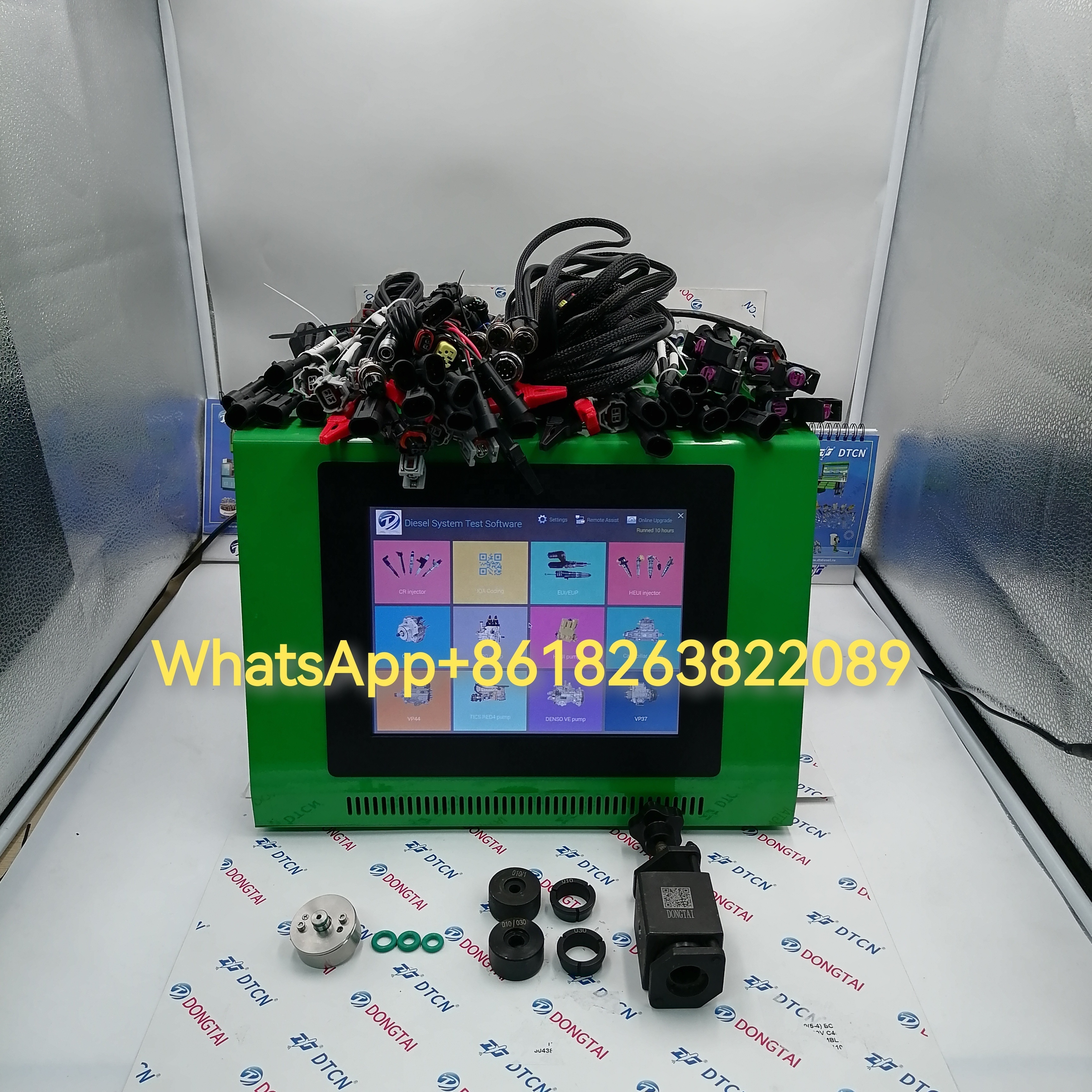 Upgraded system CRS390 test system common rail injector pump tester with two test bench injector flow meter