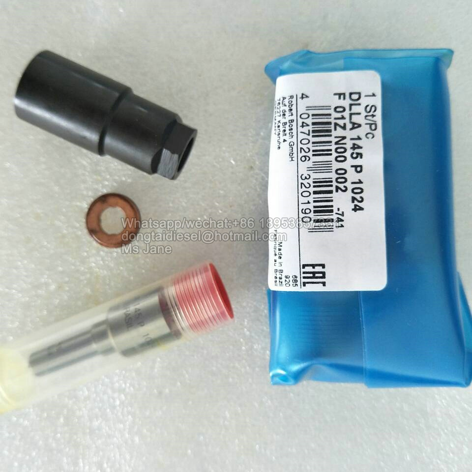 NO.635 ORIGINAl NEW DIESEL COMMON RAIL FUEL INJECTOR REPAIR KIT NOZZLE WITH NUT F01ZN00001, DLLA155P1062