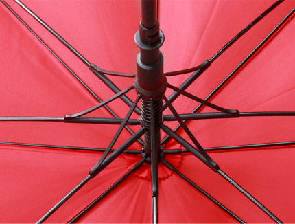 Strong windproof promotional rain umbrella  with double layer