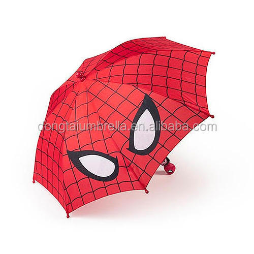 36''arc spider man children cartoon umbrella