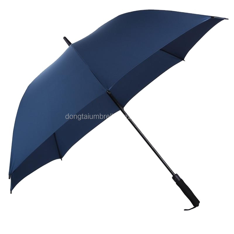 60 inch Arc storm proof big golf fiberglass umbrella with logo imprint