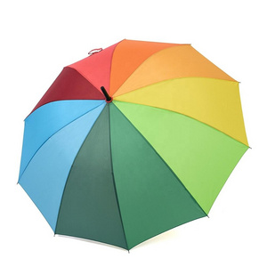 23 inches 10 panels automatic rainbow umbrella