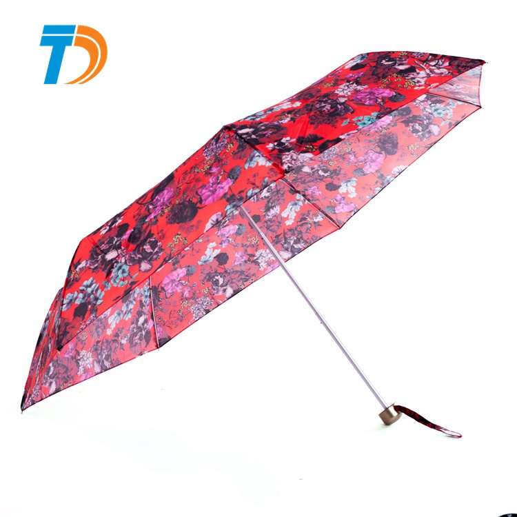 Wholesale Ultra Light Mini Portable 3 Fold Travel Umbrella