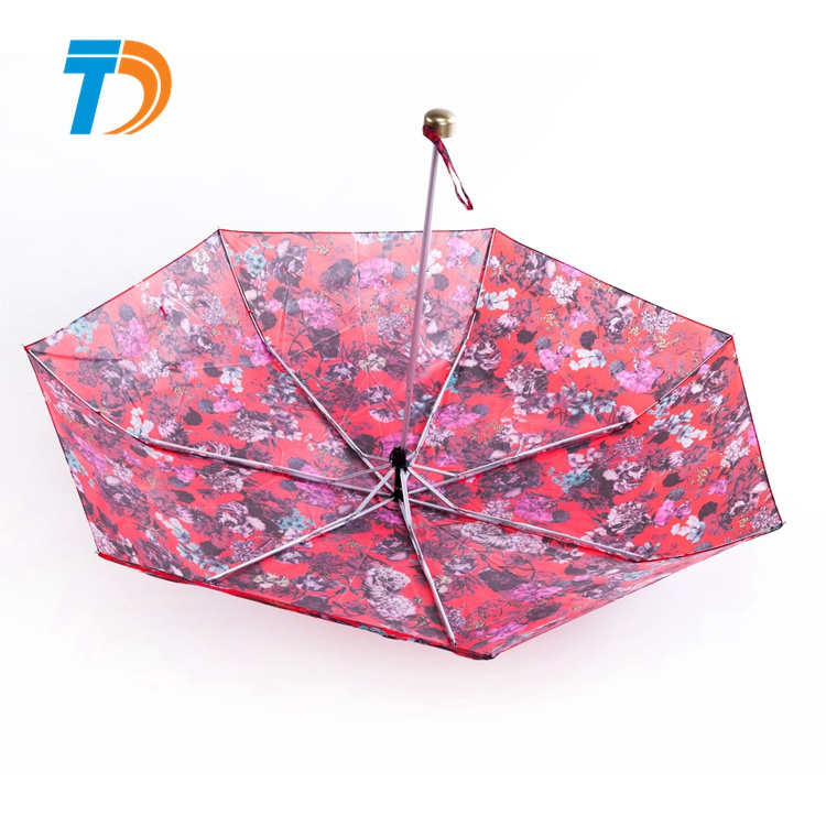 Wholesale Ultra Light Mini Portable 3 Fold Travel Umbrella