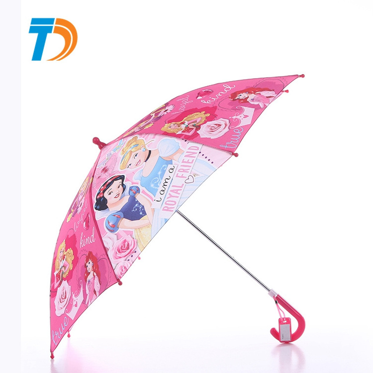 Small Strong Long Handle Sun Umbrella For Rain Child Kid Umbrellaella