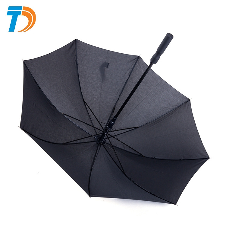 Promotion Advertising Customized Print Carbon Fiber Shaft Windproof Straight Stick Golf premium Umbrella Promotional factory