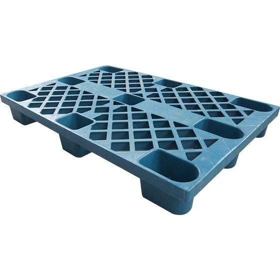 Durable 4-way spill pallet display food grade Reusable plastic pallet  1100*1100*140mm