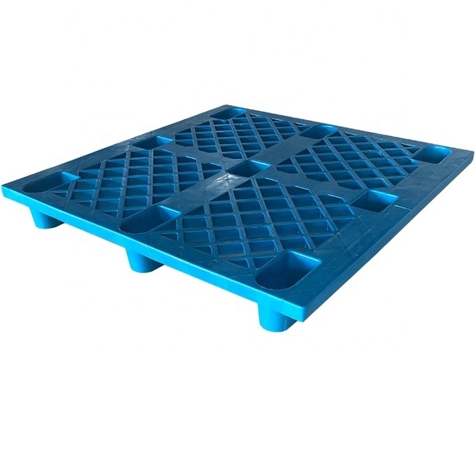 Durable 4-way spill pallet display food grade Reusable plastic pallet  1100*1100*140mm