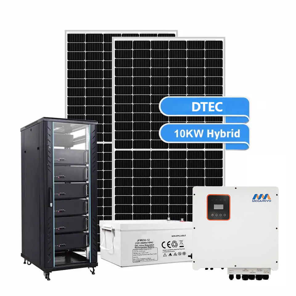 Hot Sale 5kva House Complete set Solar Panel System 10kw 20kw 30kw 50kw Hybrid Solar Power System with storage energy battery