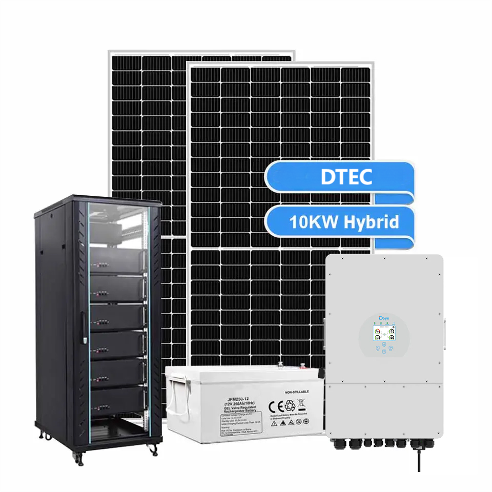 On Grid And Off Grid Hybrid 5kw-40kw Solar Energy Power System Solar Panels With Battery And Inverter Complete Kit