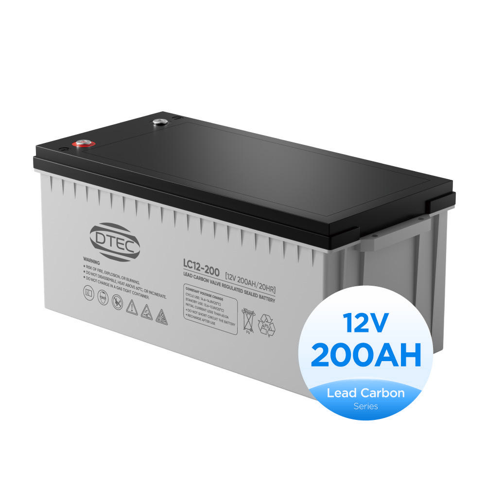 DTEC Solar Energy Storage Gel Battery 12v 100ah 120ah 150ah 200ah 250ah Deep Cycle Agm Sealed Lead Acid Batteries