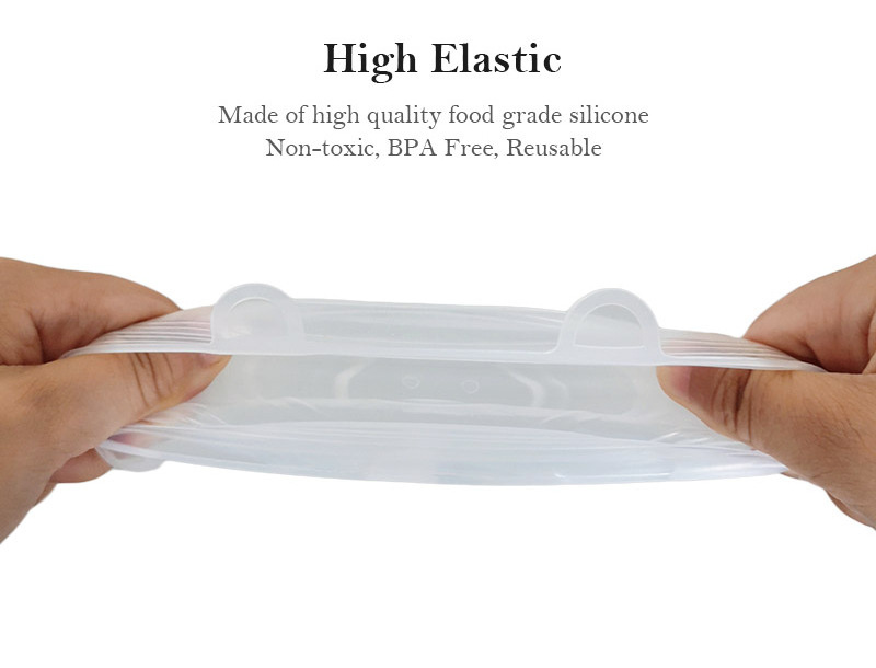 Factory Price Foldable Silicone Food Cover Stretch Lids For Keep Food Fresh