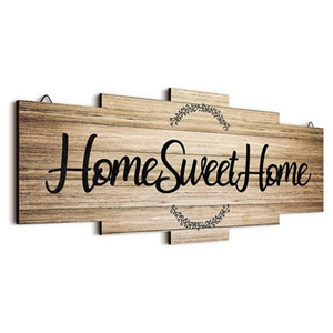 Large Farmhouse Wall Mounted Wooden Hanging Wall Sign for Bedroom,Living Room,Weeding Decor