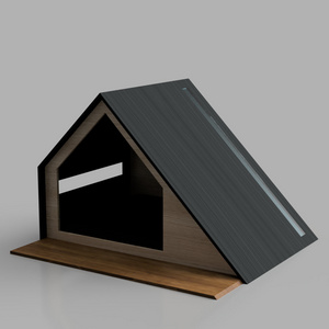 Wholesale Gabled Roof Home Decor Dog Kennel Indoor Wooden Dog Crate