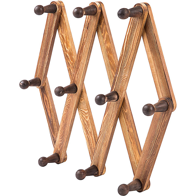 calendar hanger wooden coat hook  13 Hook hangers for cloths