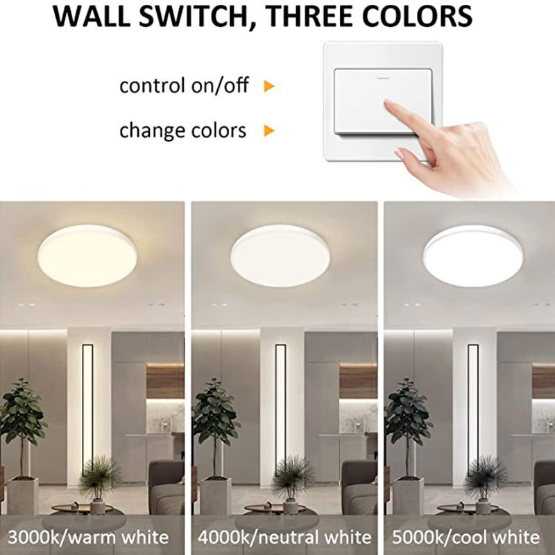 Super Slim Flush Mount Cct Adjustable Surface Mount Led Light Fixture For Bedroom Kitchen Corridor Ceiling Light/celing lights