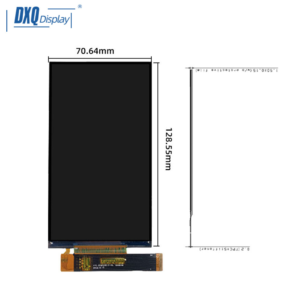 Factory customized 5.5 Inch 1080X1920 lcd screen TN HTN STN FSTN lcd display for industrial control screen