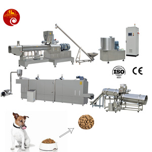 Pet Feed Cat Dog Food Twin Screw Extrusion Manking Processing Production Line Small Dog Animal Food Pellet Machine