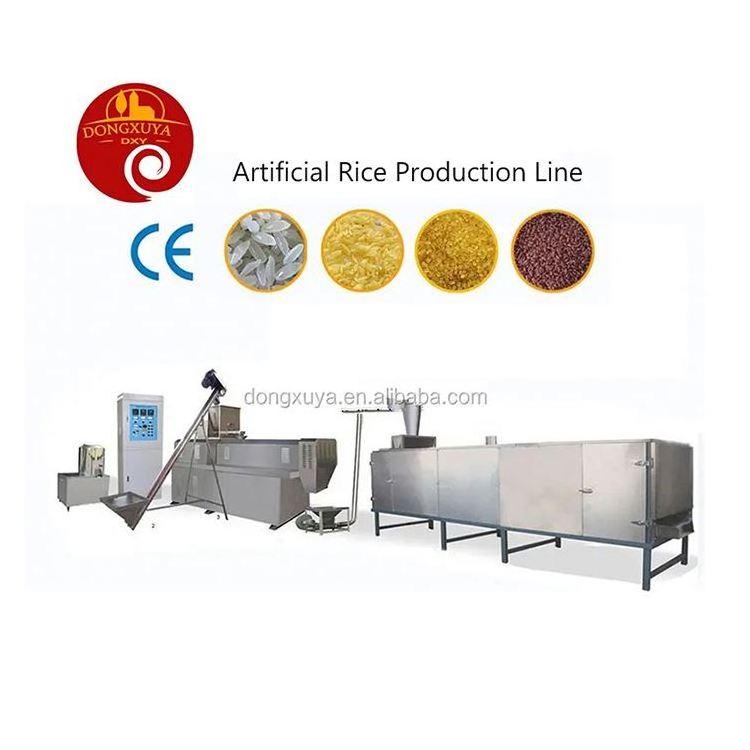 Instant Rice Food Machine Processing Line Nutritional Rice Artificial Snacks Extruder Making Machines