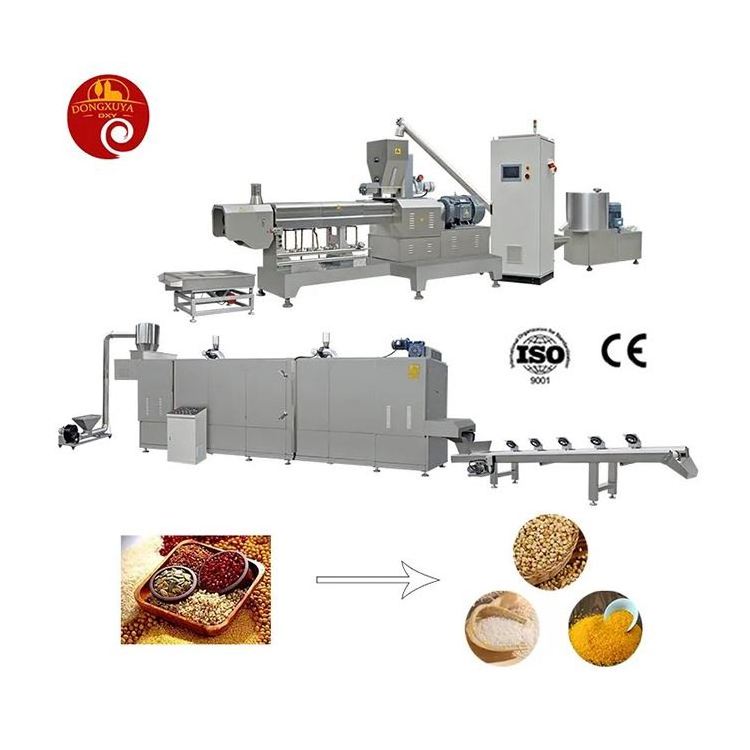 Instant Rice Food Machine Processing Line Nutritional Rice Artificial Snacks Extruder Making Machines