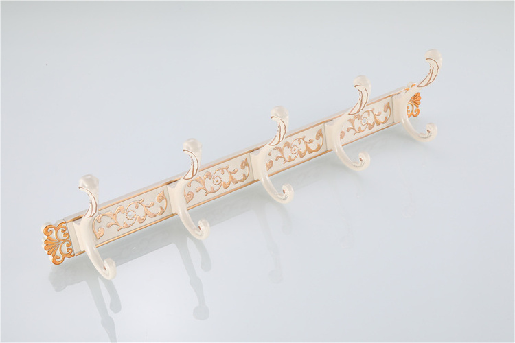 Wholesale Nordic coat hook ivory white la gold bathroom living room kitchen coat hook