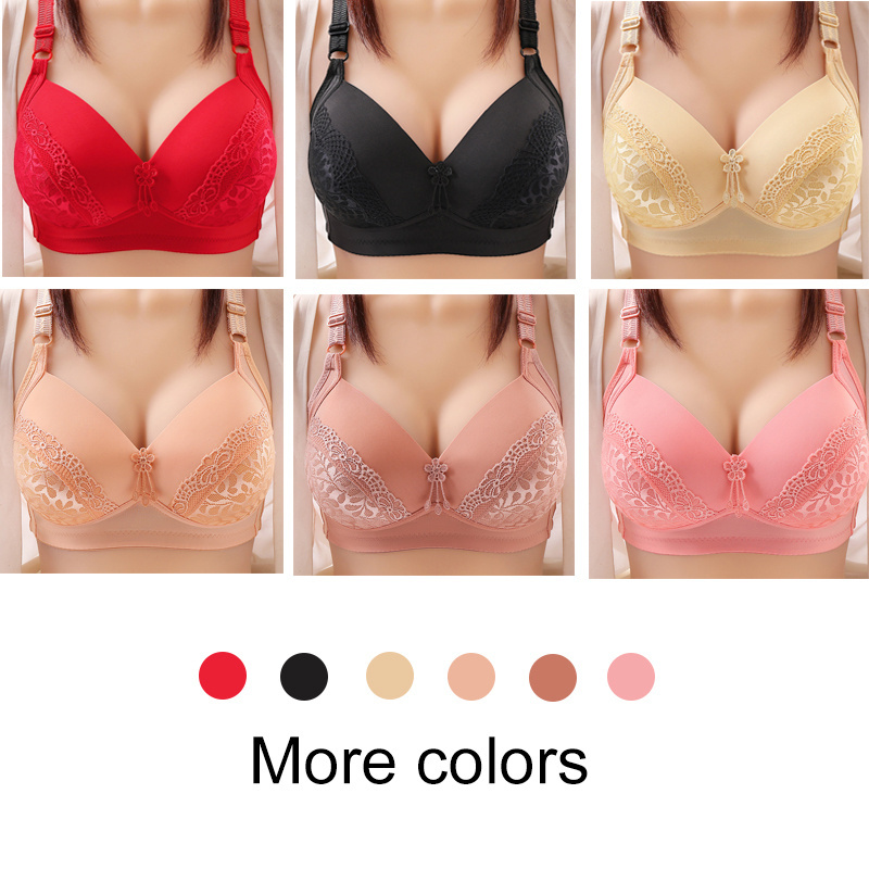 Soutien Gorge Grande Taille Ladies Plus Brasier Para Mujer Push-up 42 D Cup Big Size Bra For Big Boobs Women