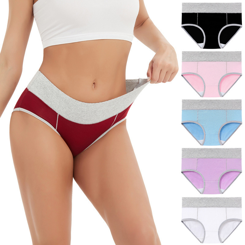 BSCI Manufacturer In China 5XL Female Knickers Panties Big Size Underwears For Ladies Mid-rise