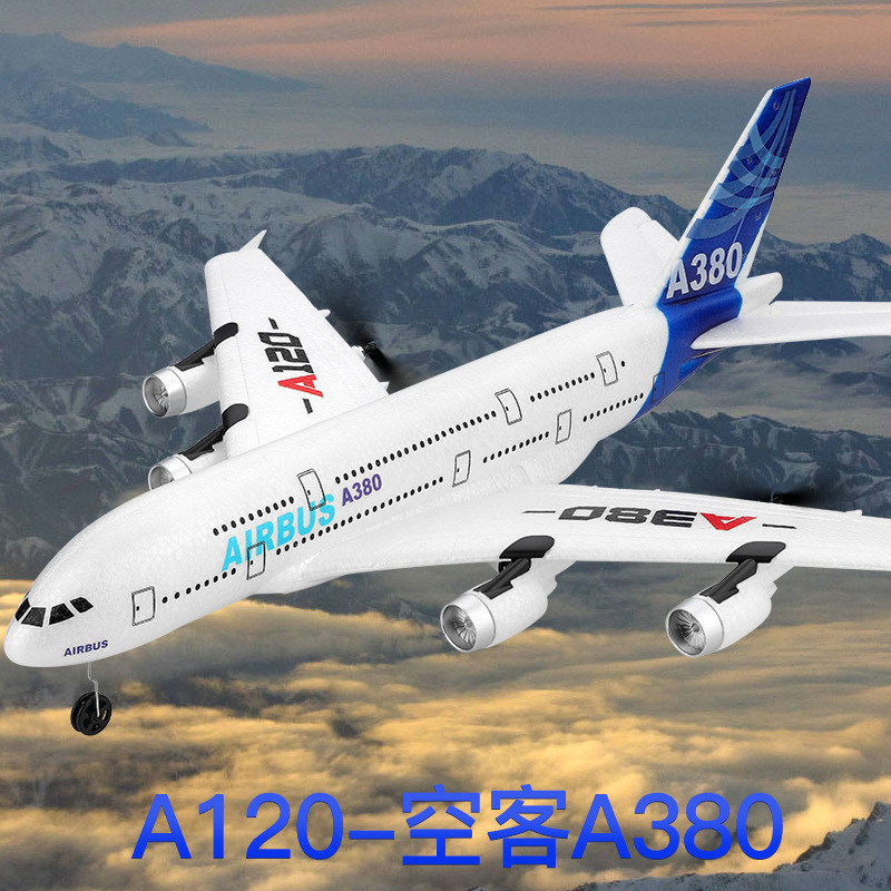 A120 Airbus RTF RC Wingspan A380 Aircars Model Remote Plane 2.4GHz 3CH EPP Fixed Wing RC Airplane Toys For Kids Adults