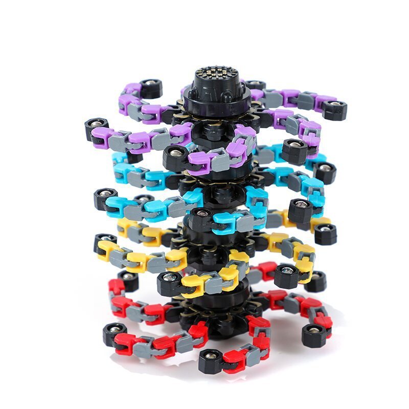 Hot Sale Fidget Spinner Transformable Chain Robot Toy Mechanical Fingertip Spinner Toys For Adults And Kids Fidget Spinner