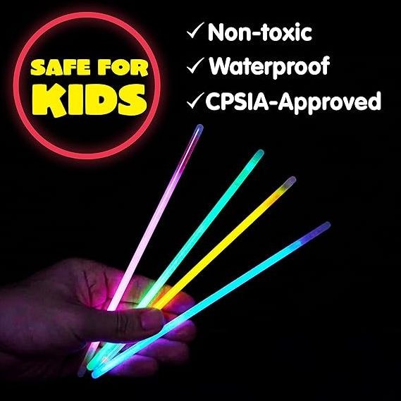 Cheap 8 Inch Glow Stick Neon Party Supplies Luminous LED Bracelet Necklace Glow in the Dark Light Stick for Children and Adults