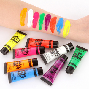 New Product Glow Car Brush Face Set Makeup For 10/25Ml Body Paint