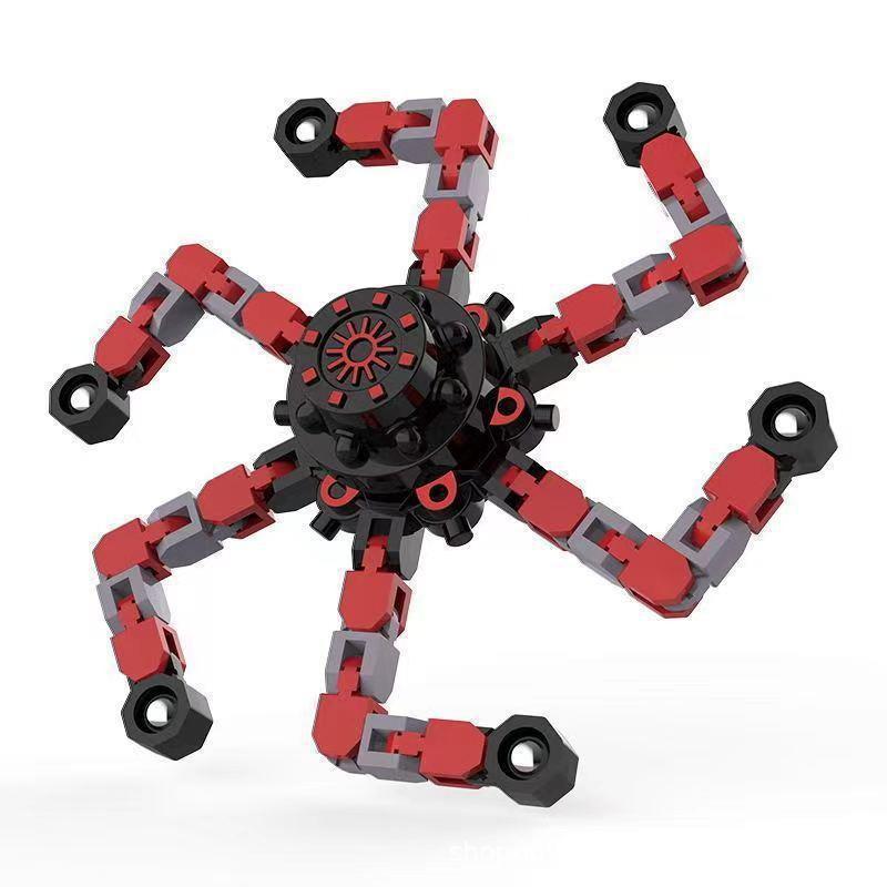 Hot Sale Fidget Spinner Transformable Chain Robot Toy Mechanical Fingertip Spinner Toys For Adults And Kids Fidget Spinner