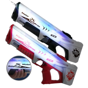 CPC Light Adult Battle Electric Water Gun Fully Automatic Continuous Burst Laser Large Capacity Water Gun for Kids Shooting Game