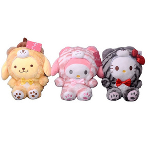 23Cm Japanese Sanrio Cinnamorol Cartoon Around Become A Bear Mymelody helloed a Kitty Pochacco Plush Doll Plush Toys Gift