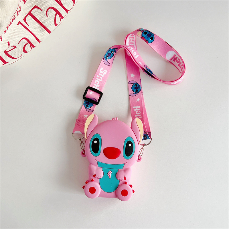 Messenger Bag Mini Stitch Silicone Coin Purse Shoulder Bag Cartoon Handbag Pop Coin Purse Stitch Fashion Silicone Cosmetic Bag