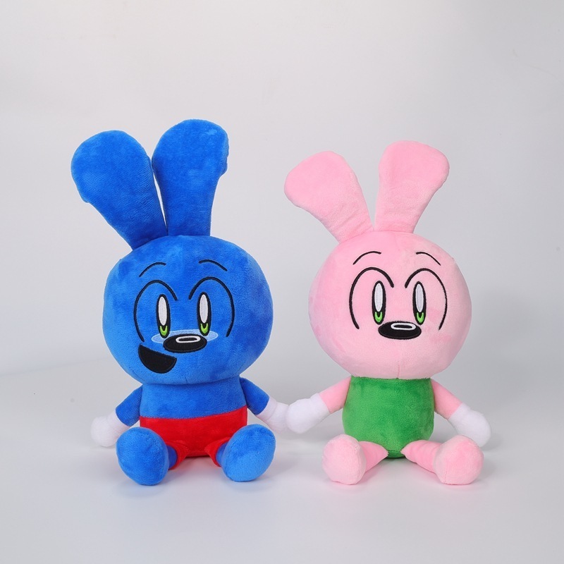 New Arrival easter Riggy Plush Toy Cute Blue Rabbit Plush With Long Ear Anime Toys Riggy Monkey Plush Toys