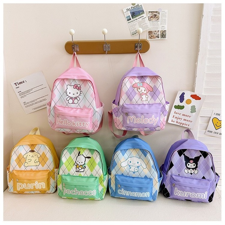 Kawaii Student Bags Kids Bookbags Large Capacity Schoolbags Cute Gift School Bags cat Melody Girl Children Backpack