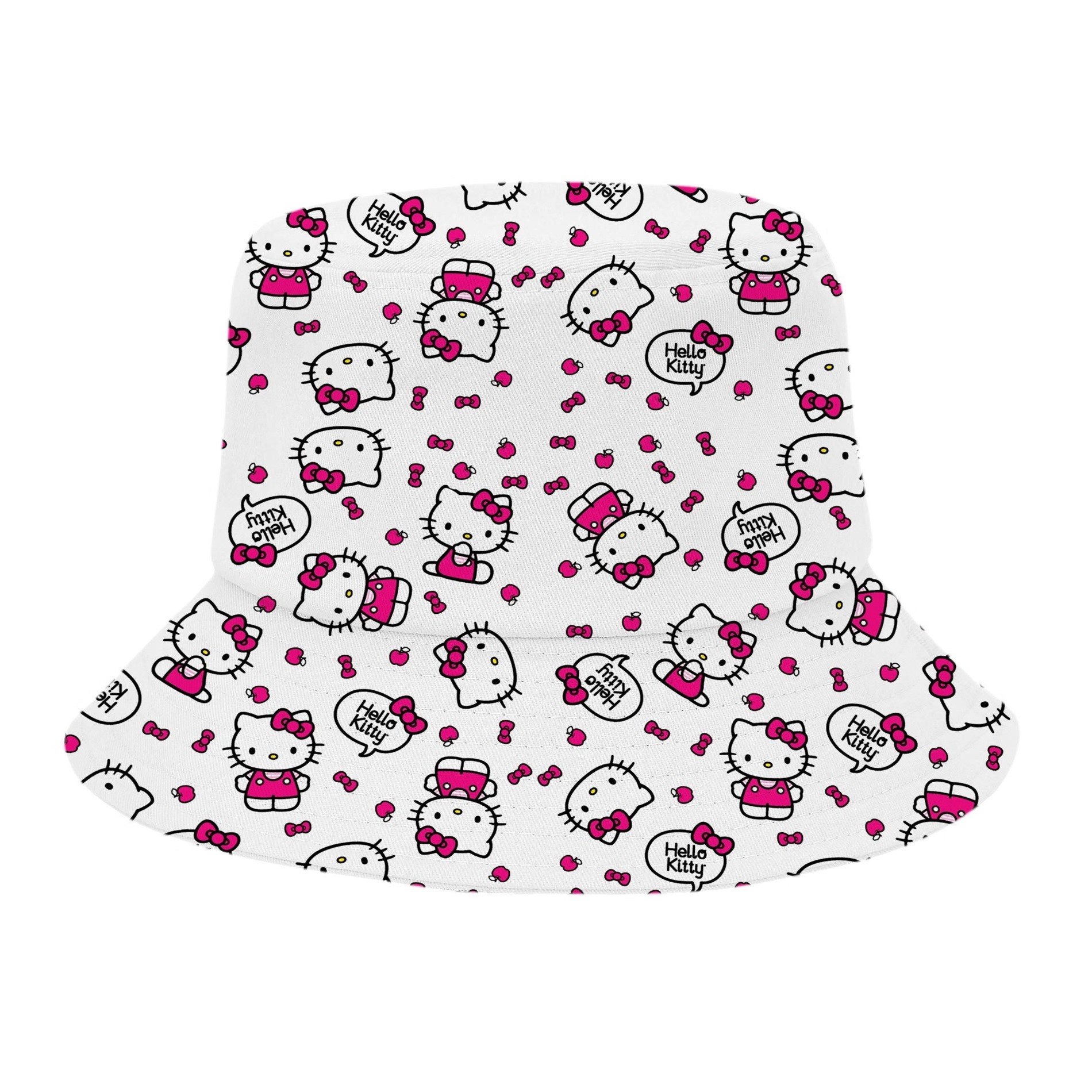 5 Color High Quality New Kawaii Design Kuromi Cinnamoroll Printed Bucket Hats In Summer Outdoor