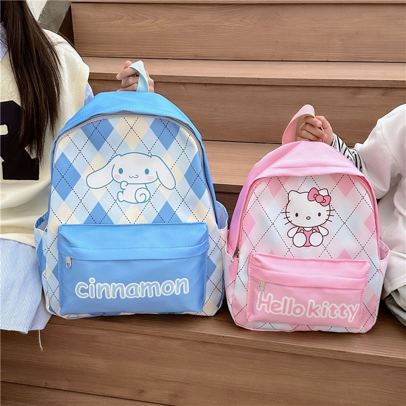 Kawaii Student Bags Kids Bookbags Large Capacity Schoolbags Cute Gift School Bags cat Melody Girl Children Backpack